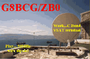 G8BCG/ZB0 QSL Card