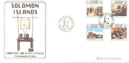 Marconi Centenary FDC